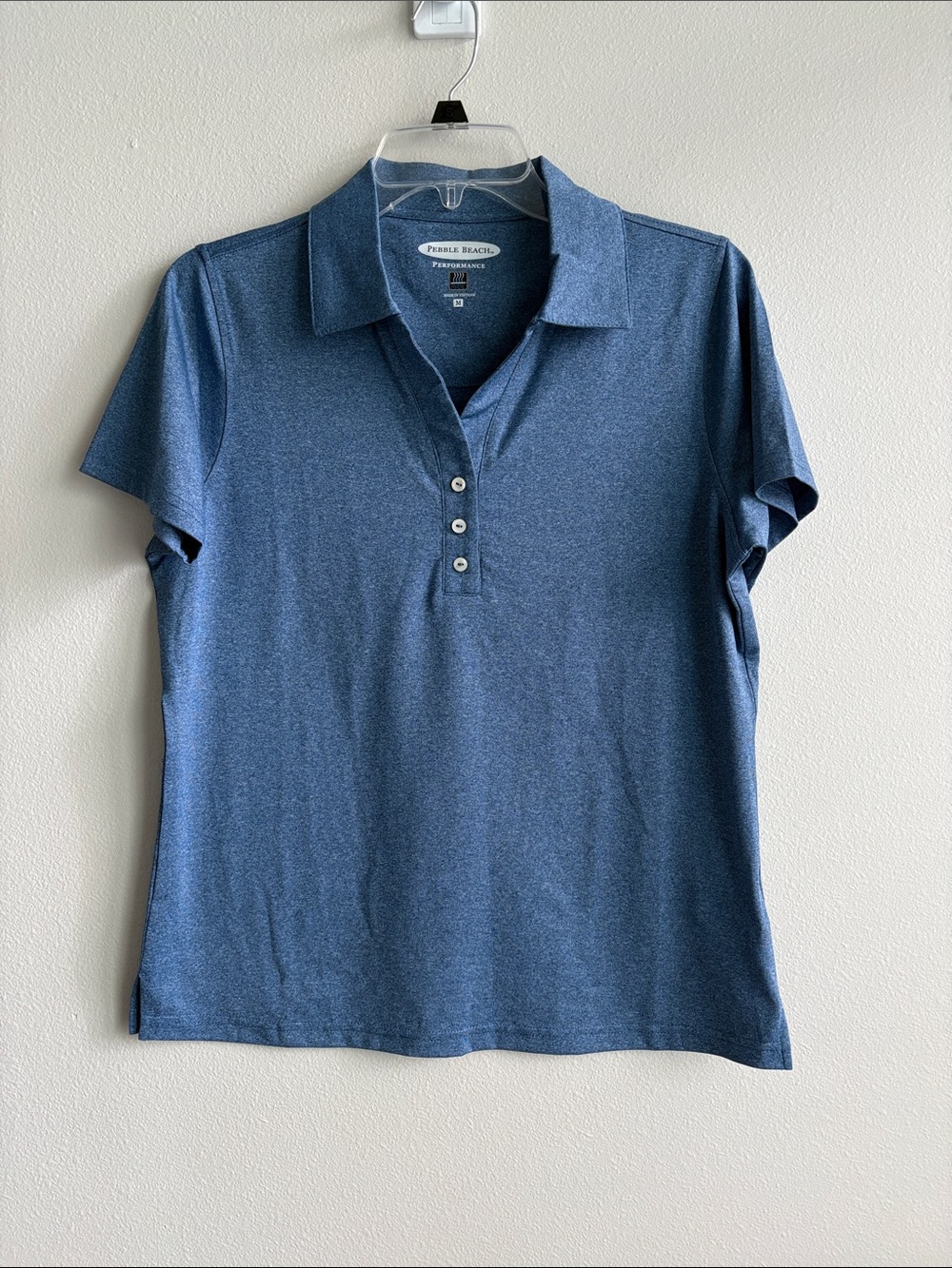 Pebble Beach Short Sleeve Performance Golf Polo - Women’s Medium *NWT*